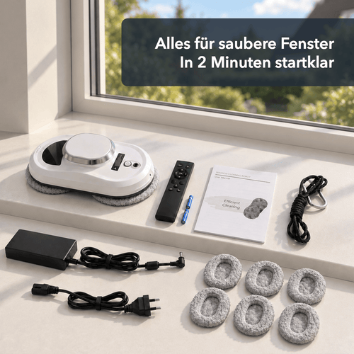 Fensterputzroboter Intelligent – Modell 2026 mit Auto-Spray
